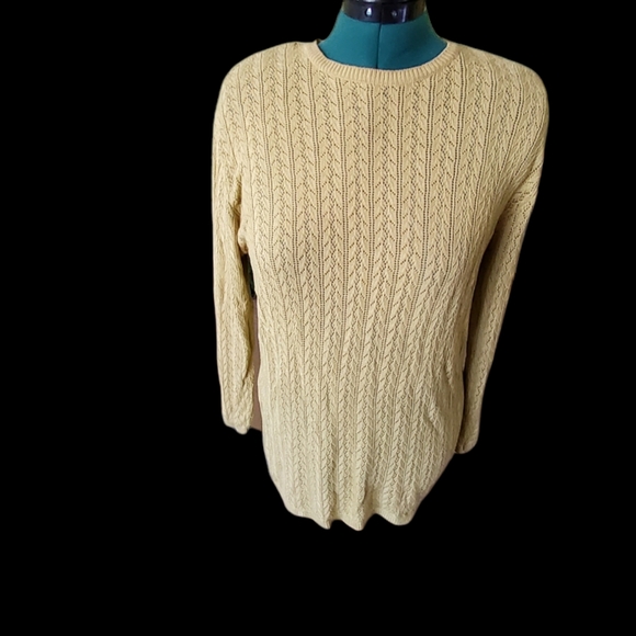 Dana Buchman Vintage Sweaters - Vintage Dana Buchman Light Green Sweater Size M